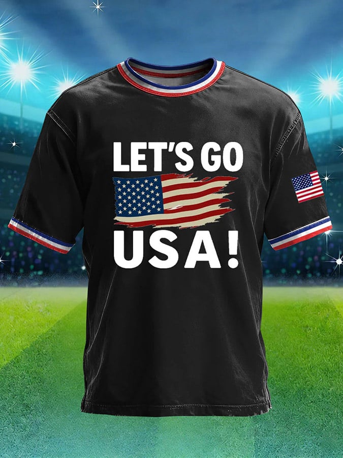 Men's USA Soccer Print Short Sleeve T-shirt