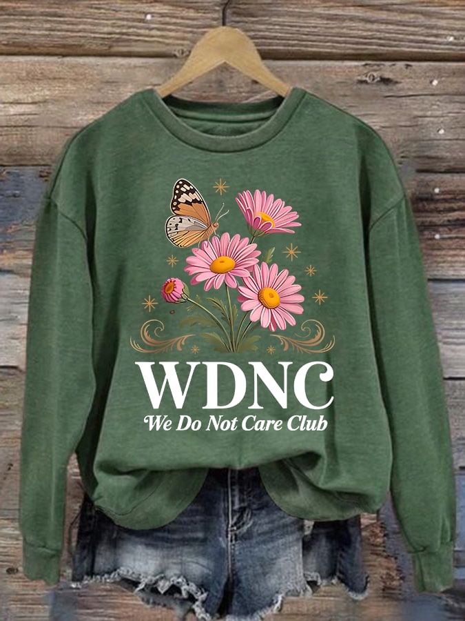 Women's  Retro Funny Proud Member Of Club Menopause Perimenopause Print  Sweatshirt