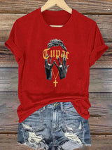 Women's Retro Rap Star Comfortable Pure Cotton T-Shirt