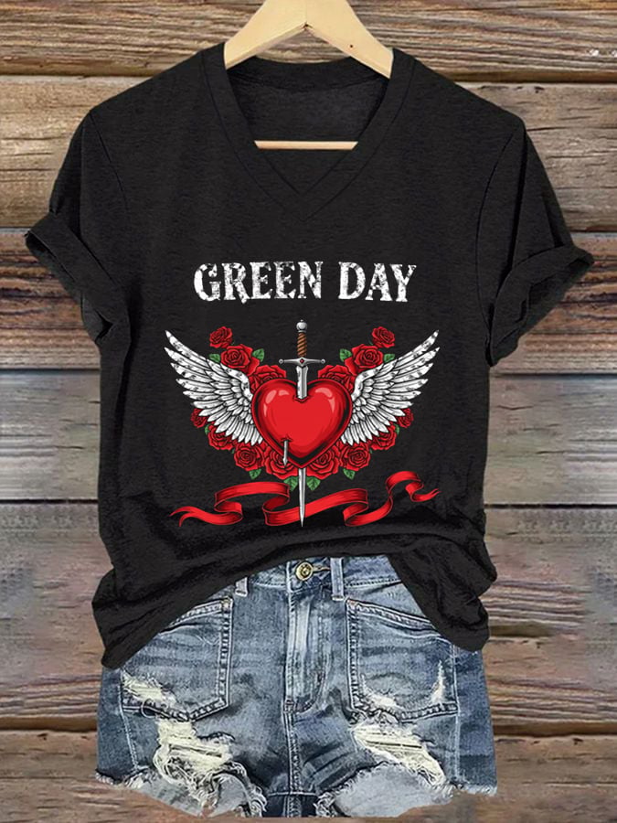 Women's Casual Printed Short-Sleeve T-Shirt