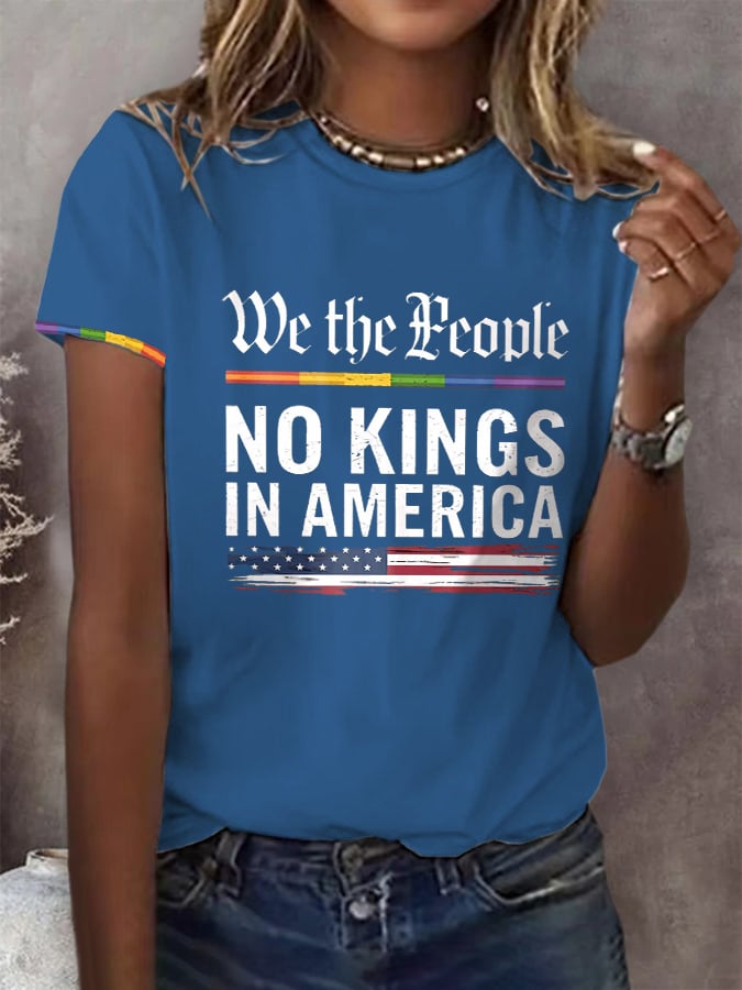 🔥Buy 3 Get 15% Off🔥Women's Casual Proud Reject King Printed T-shirt