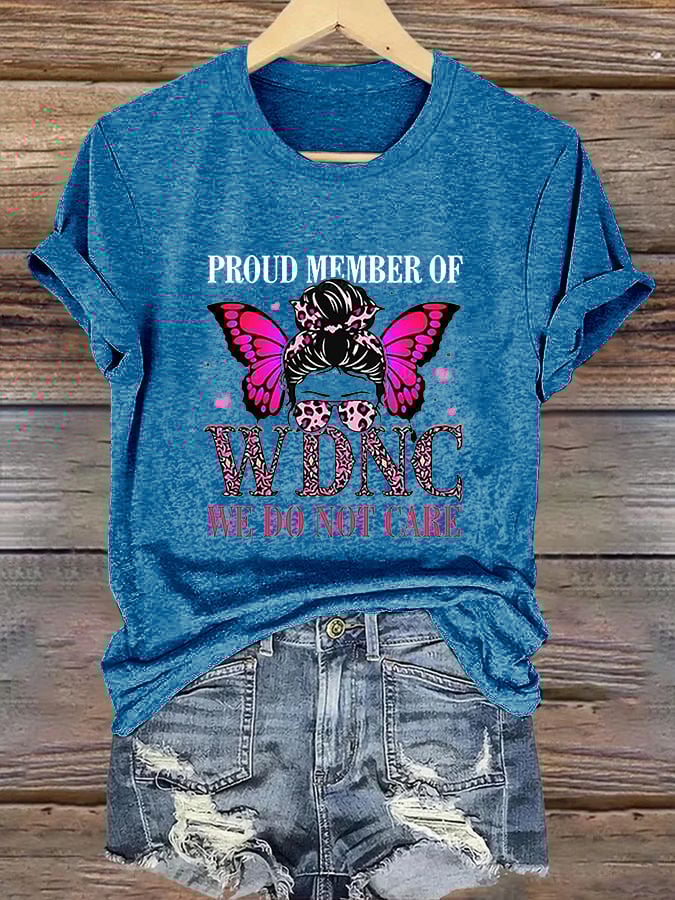 Retro Proud Member Of WDNC Print T-Shirt