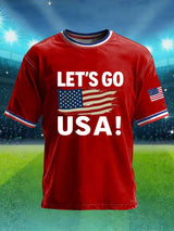 Men's USA Soccer Print Short Sleeve T-shirt