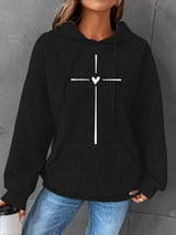 Women's Christian Faith Your 41 Coming Soon Printed Round Neck Long Sleeve Sweatshirt