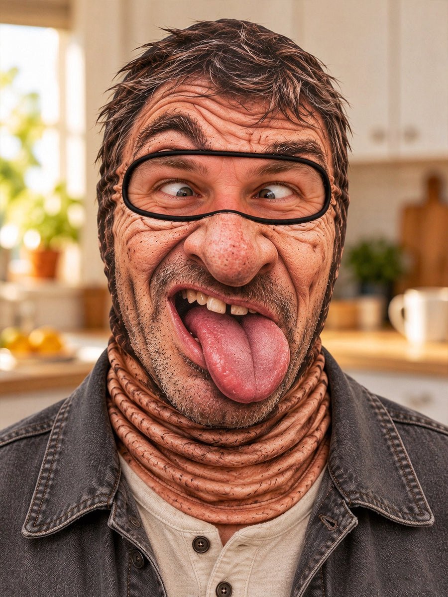 Funny And Wacky Ski Full-Face Balaclava Hood