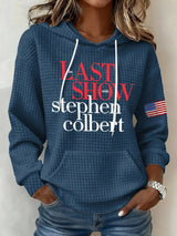 Retro Last Show Print Hoodie