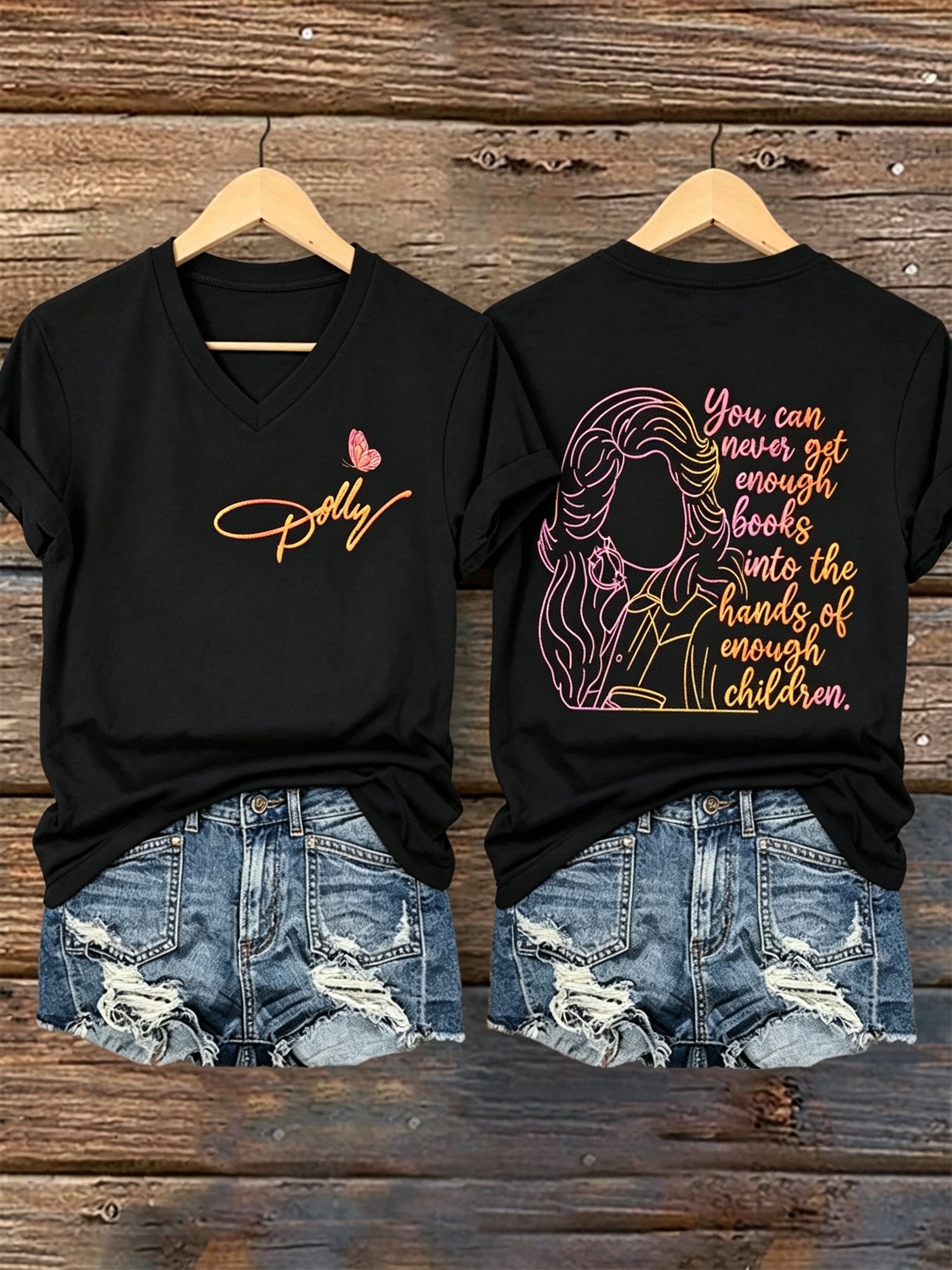 Women's Country Music Legend Tribute Print T-shirt