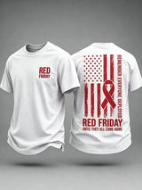 Men’s Retro Red Friday Printed T-Shirt