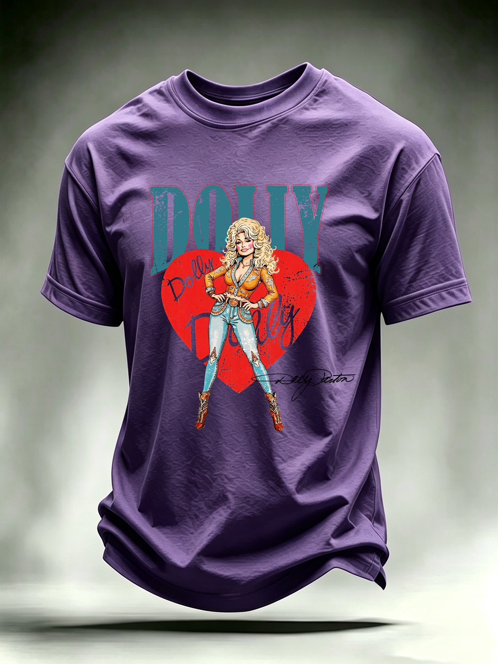 Men's Vintage Country Music Tribute Parton Tour T-Shirt