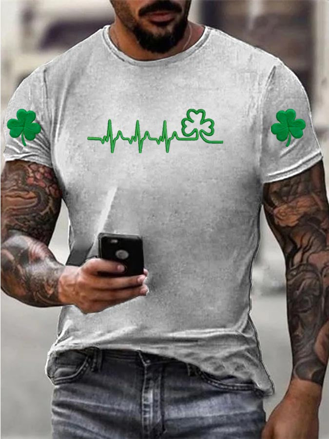 Women's St. Patrick's Day Pattern 100% Cotton T-Shirt