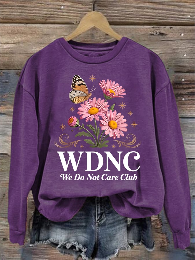 Women's  Retro Funny Proud Member Of Club Menopause Perimenopause Print  Sweatshirt