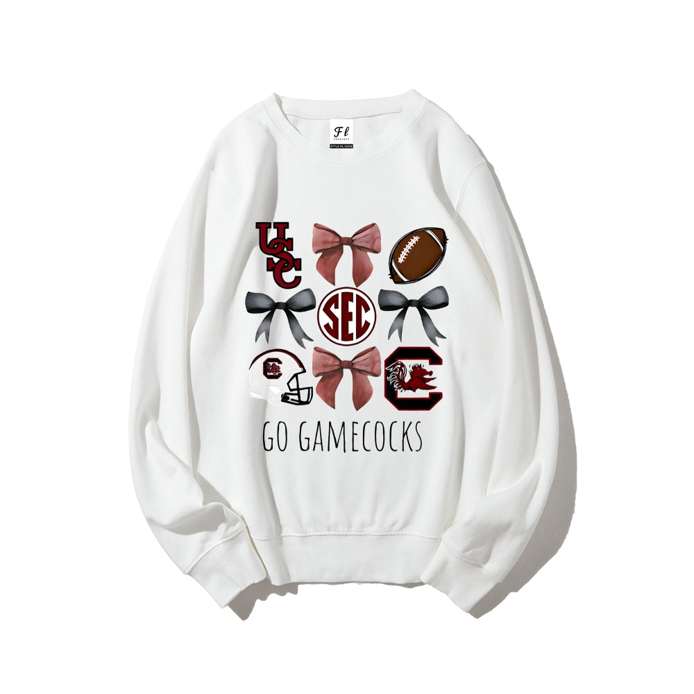 Colleges Football Design Sweatshirt-GO GAMECOCKS