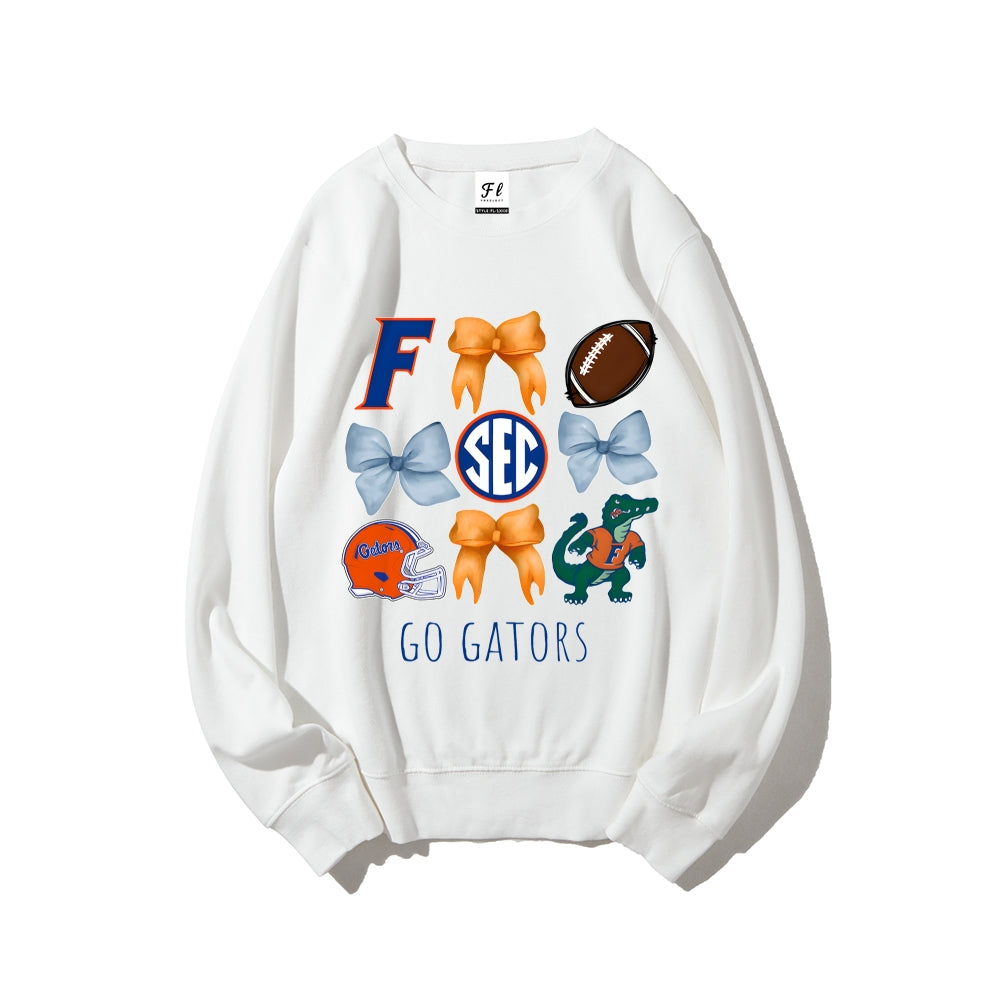 Colleges Football Design Sweatshirt-GO GATORS
