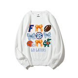 Colleges Football Design Sweatshirt-GO GATORS