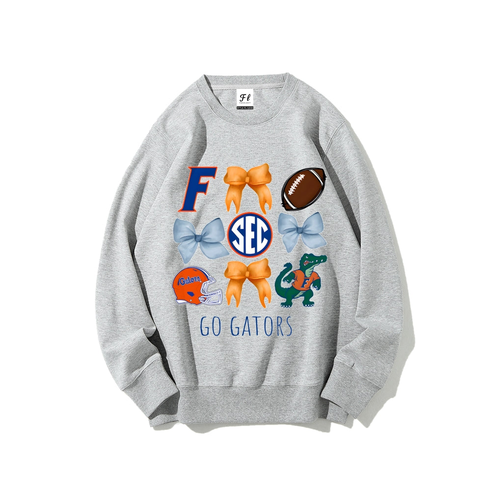 Colleges Football Design Sweatshirt-GO GATORS