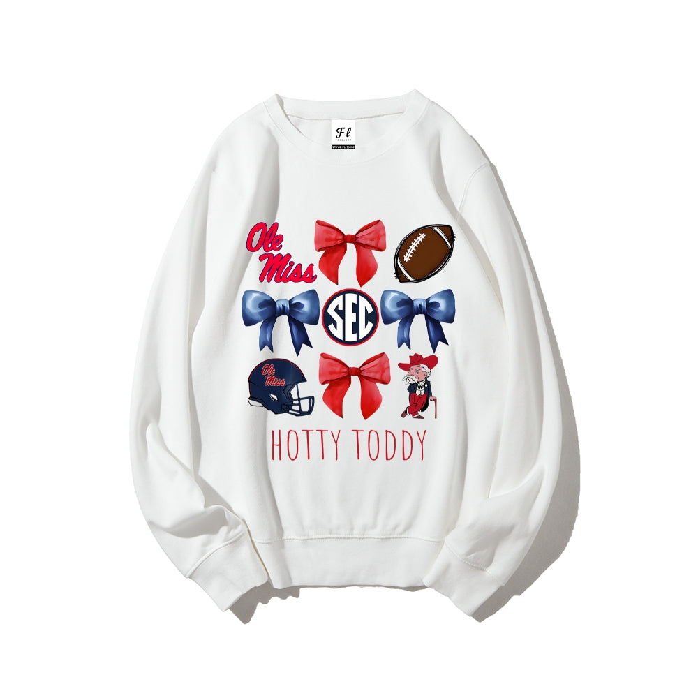 Colleges Football Design Sweatshirt-HOTTY TODDY