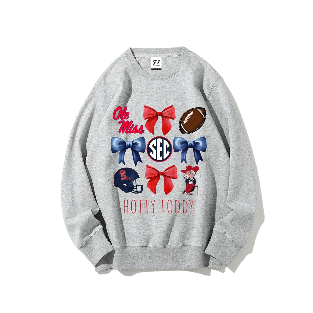 Colleges Football Design Sweatshirt-HOTTY TODDY
