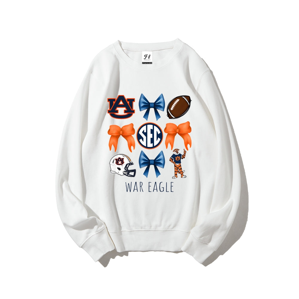 Colleges Football Design Sweatshirt-WAR EAGLE