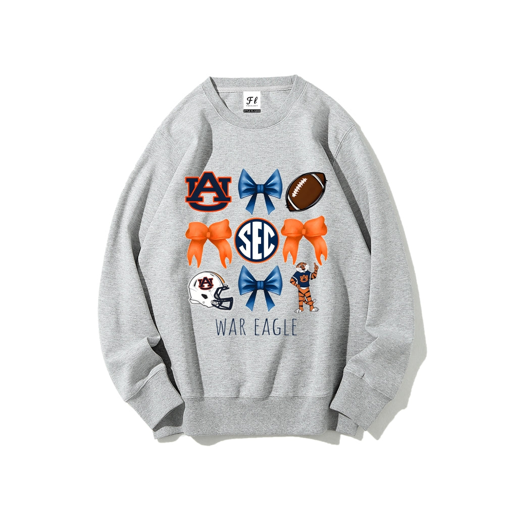 Colleges Football Design Sweatshirt-WAR EAGLE