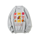 Colleges Football Design Sweatshirt-GO CYCLONES