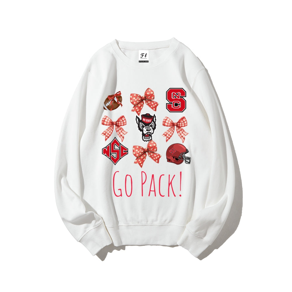 Colleges Football Design Sweatshirt-GO PACK!