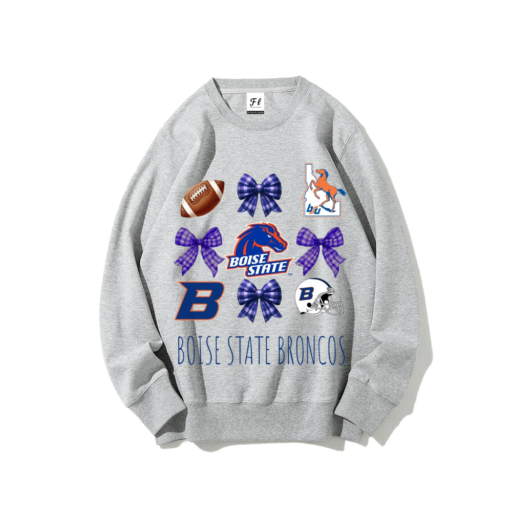 Colleges Football Design Sweatshirt-BOISE STATE BRONCOS