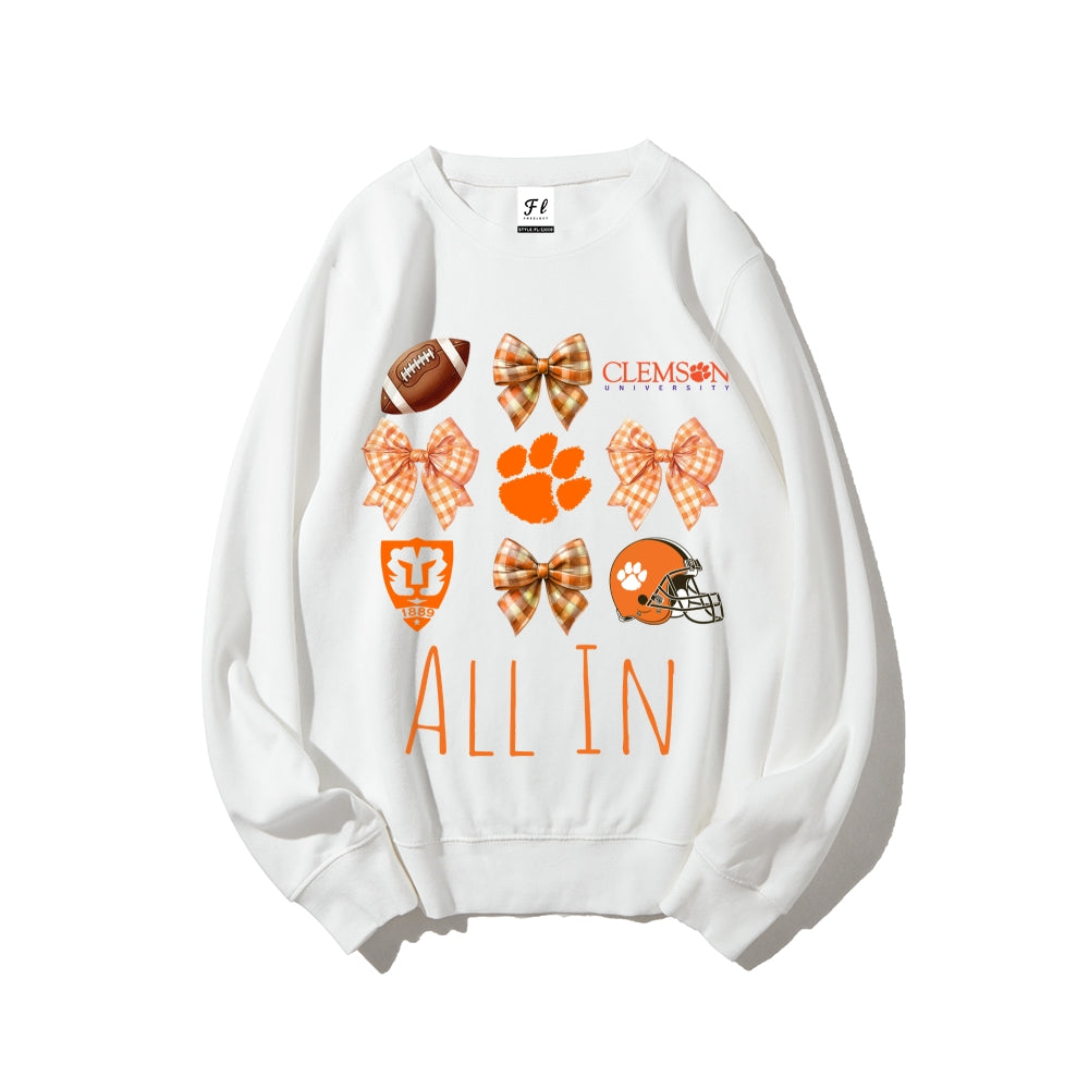 Colleges Football Design Sweatshirt-ALL IN