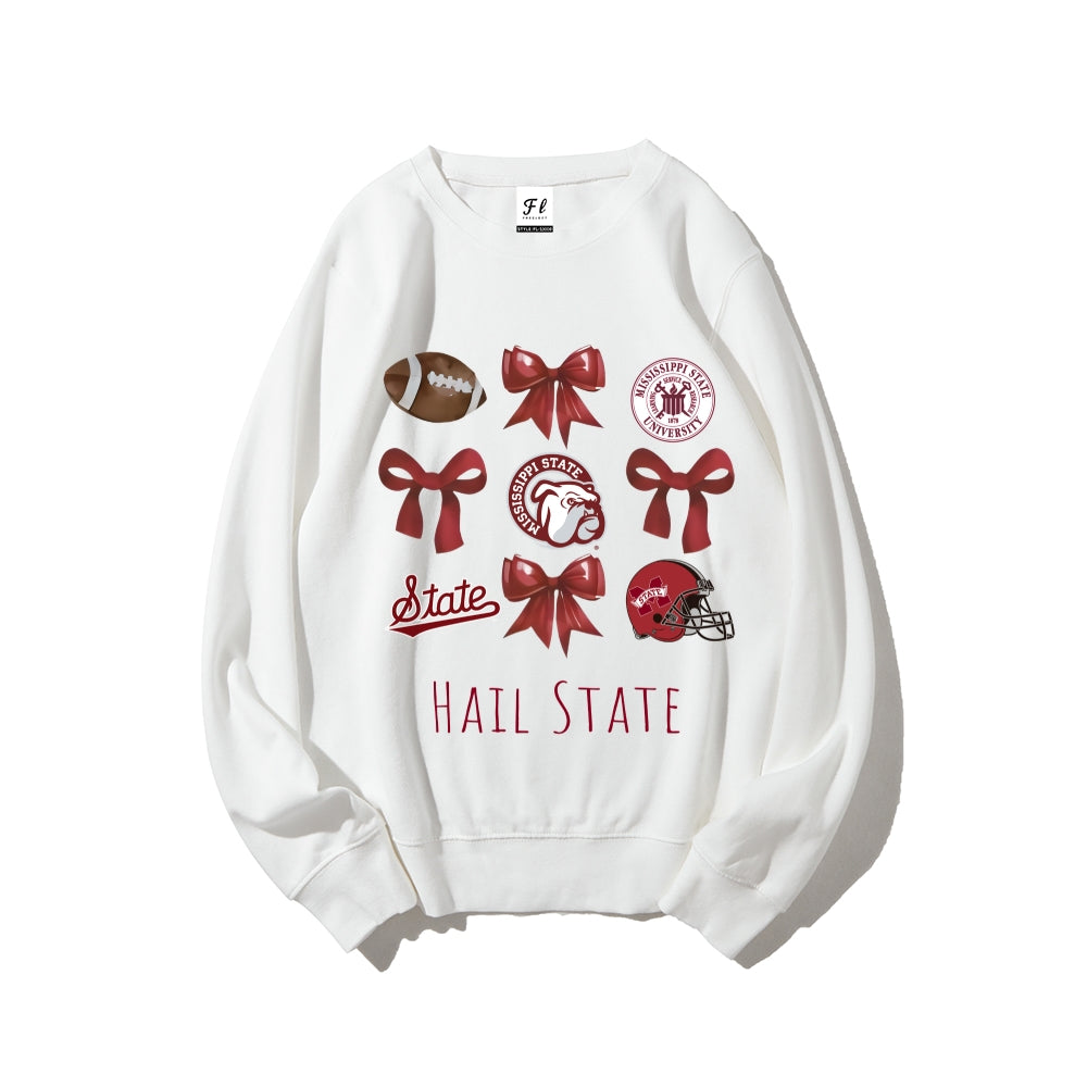 Colleges Football Design Sweatshirt-HAIL STATE