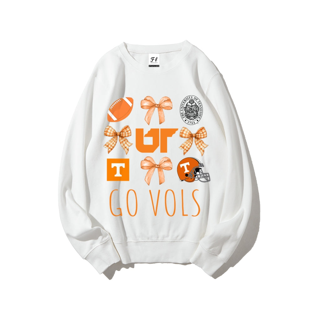 Colleges Football Design Sweatshirt-GO VOLS