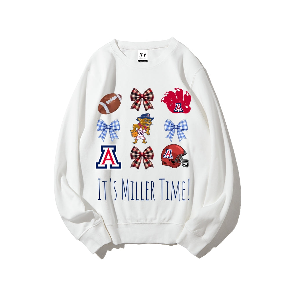 Colleges Football Design Sweatshirt-IT'S MILLER TIME