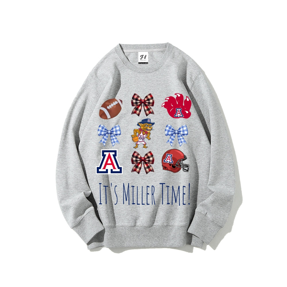 Colleges Football Design Sweatshirt-IT'S MILLER TIME