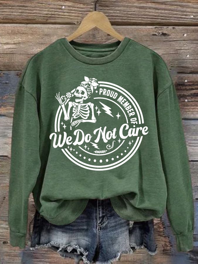 Women's   Retro Funny Proud Member Of Club Menopause Perimenopause Print  Sweatshirt