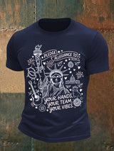 Men's Pledge Allegiance To Your Hands Your Team Your Vibes Shirt