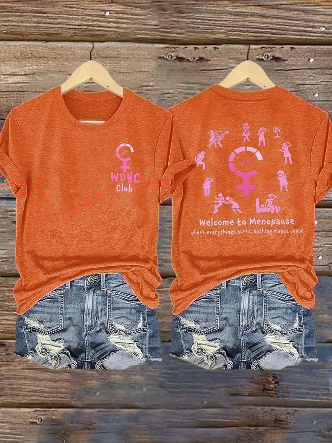 Women's WDNC Menopause and Perimenopause Print T-Shirt