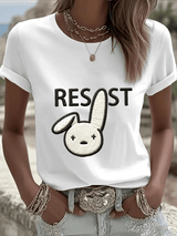Women's Puerto Rico Resist Print  T-shirt