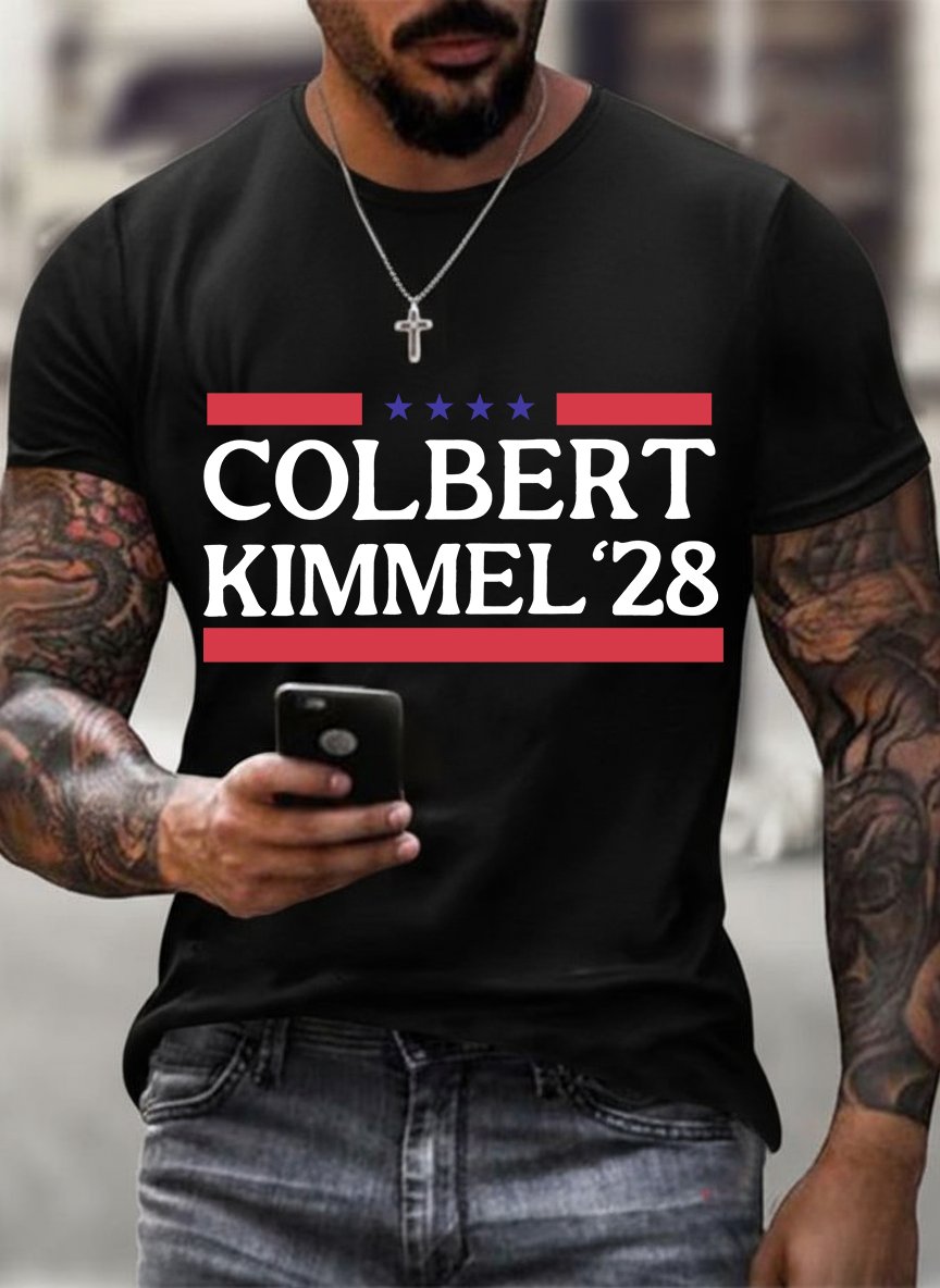 Men's Modern Talk Show Colbert Kimme Legend 2028 T-shirt