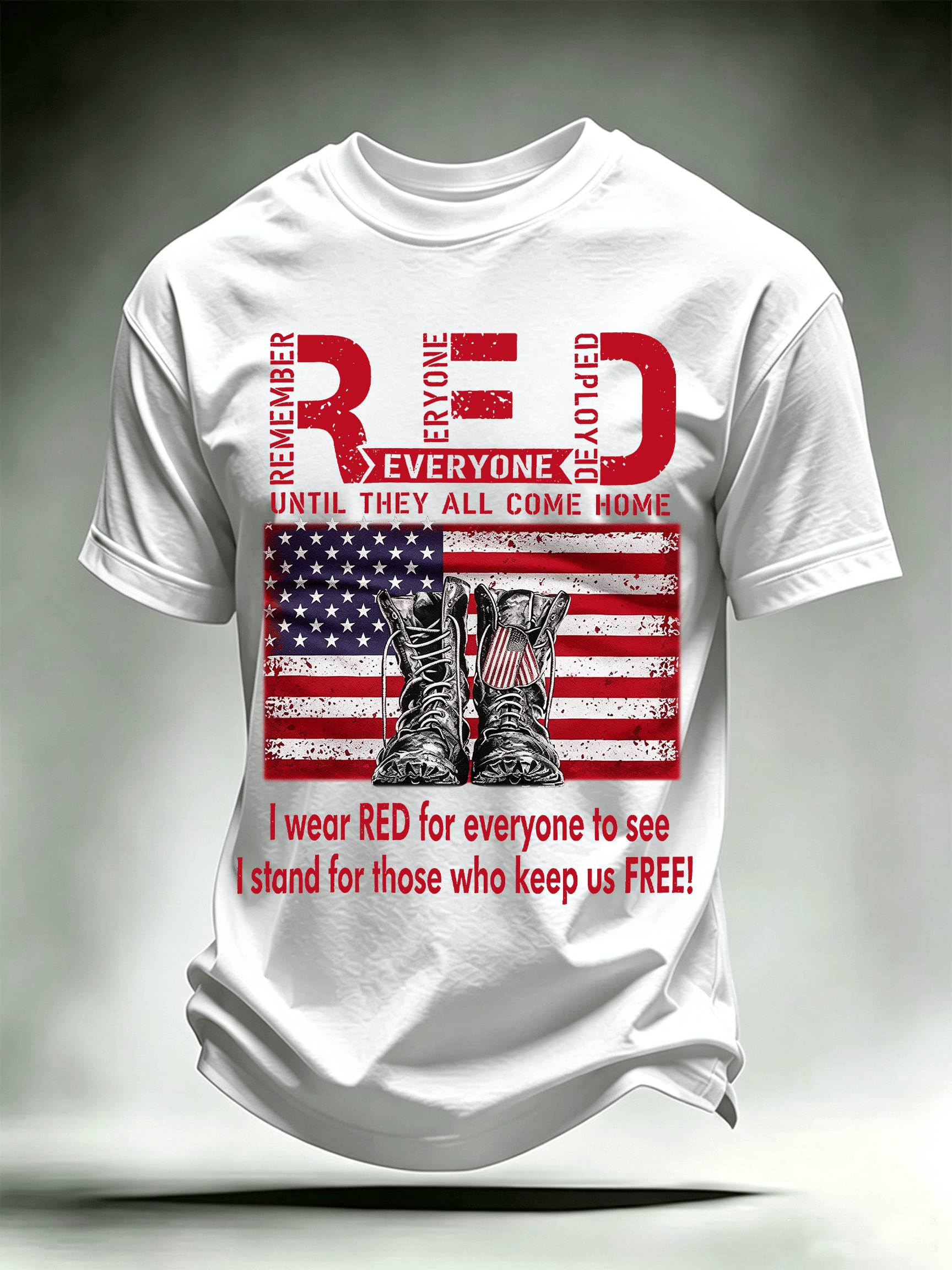 Men's Red Friday Veterans Shirt