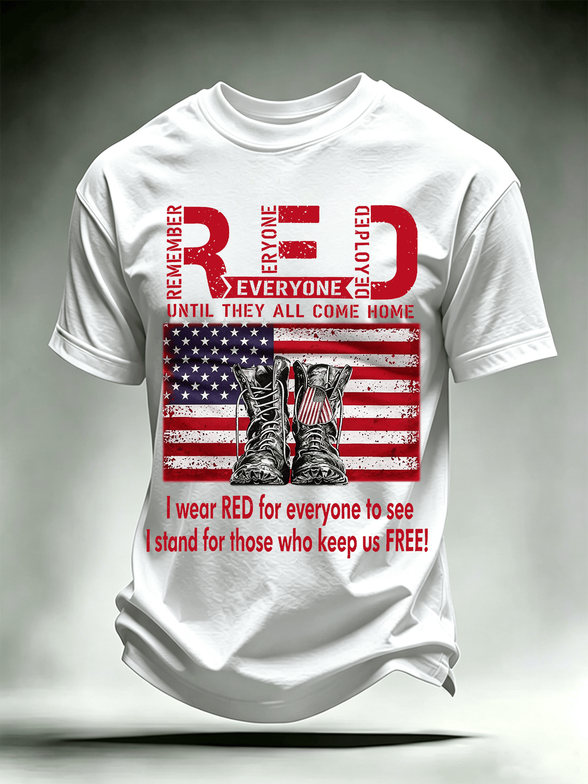 Men's Red Friday Veterans Shirt