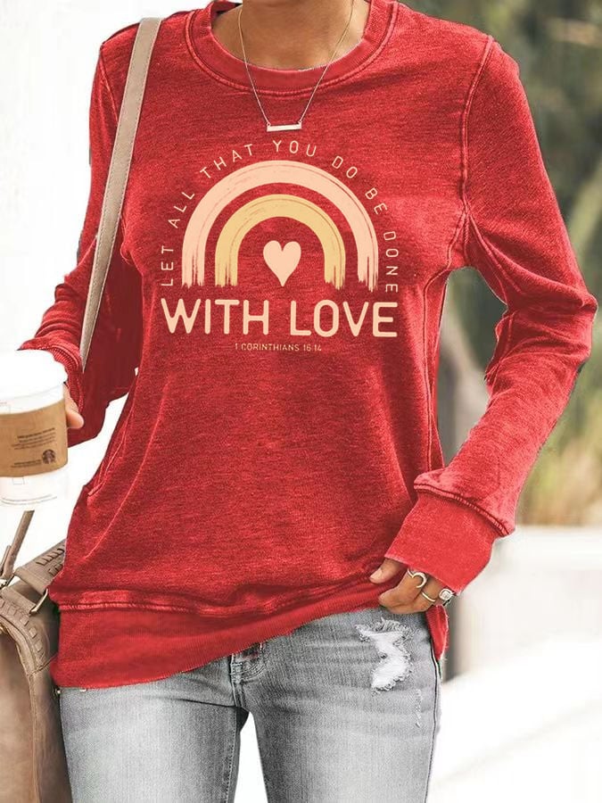 Women's All That You Do Printed Sweatshirt