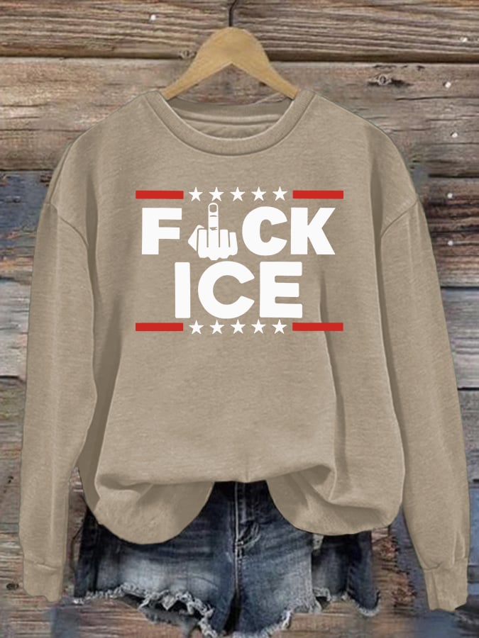 Women's  ICE  Print  Sweater