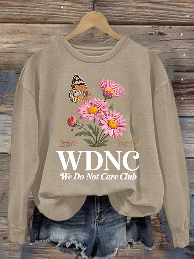 Women's  Retro Funny Proud Member Of Club Menopause Perimenopause Print  Sweatshirt