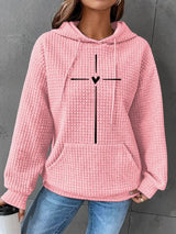 Women's Christian Faith Your 41 Coming Soon Printed Round Neck Long Sleeve Sweatshirt