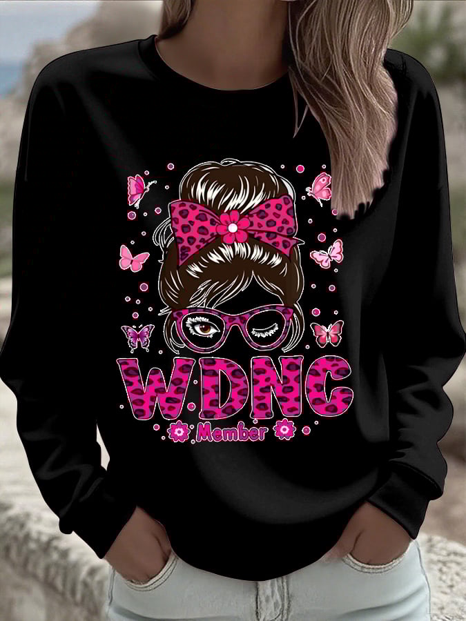 Women's WDNC Menopause & Perimenopause Printed Sweatshirt