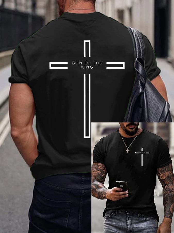🔥Buy 3 Get 15% Off🔥Men's Son of The King Printed Casual T-Shirt