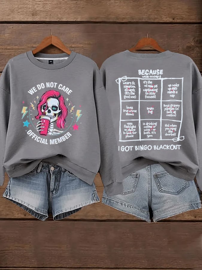 Women's  WDNC Menopause And Perimenopause Print Sweatshirt