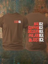 Men's  Justice For Her  Print  T-Shirt