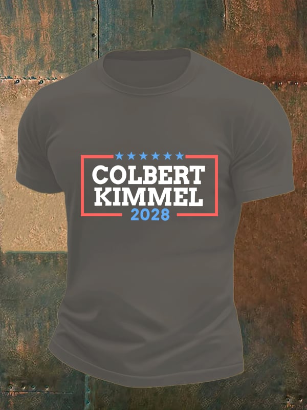 Men's Talk Show Colbert Kimme 2028 T-Shirt