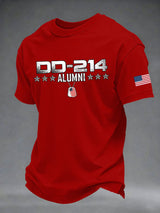 Men's Retro Print Short-Sleeve T-Shirt