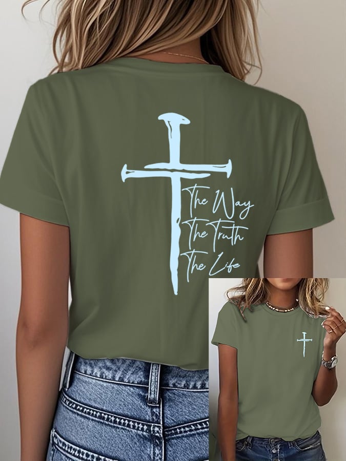 Women's The Way The Truth The Life Print T-Shirt