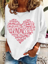 Women'S Valentine's Day Print Casual Sweatshirt